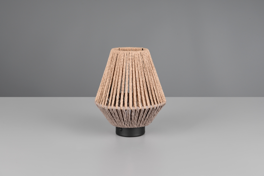 Trio Rotan tafellampLira oplaadbaar - R55991126